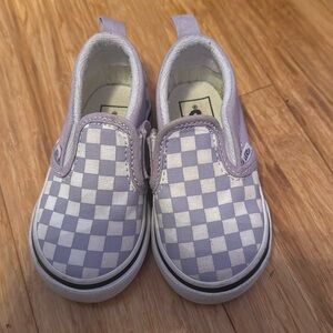 SOLD Toddler Purple slip on vans size 5